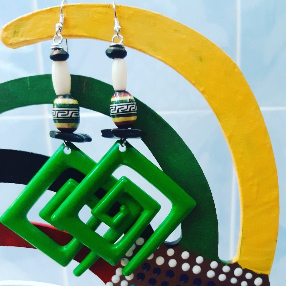 Abstract Earrings